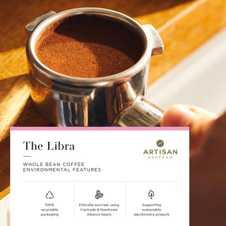 The Libra Whole Bean HalfCaf Coffee